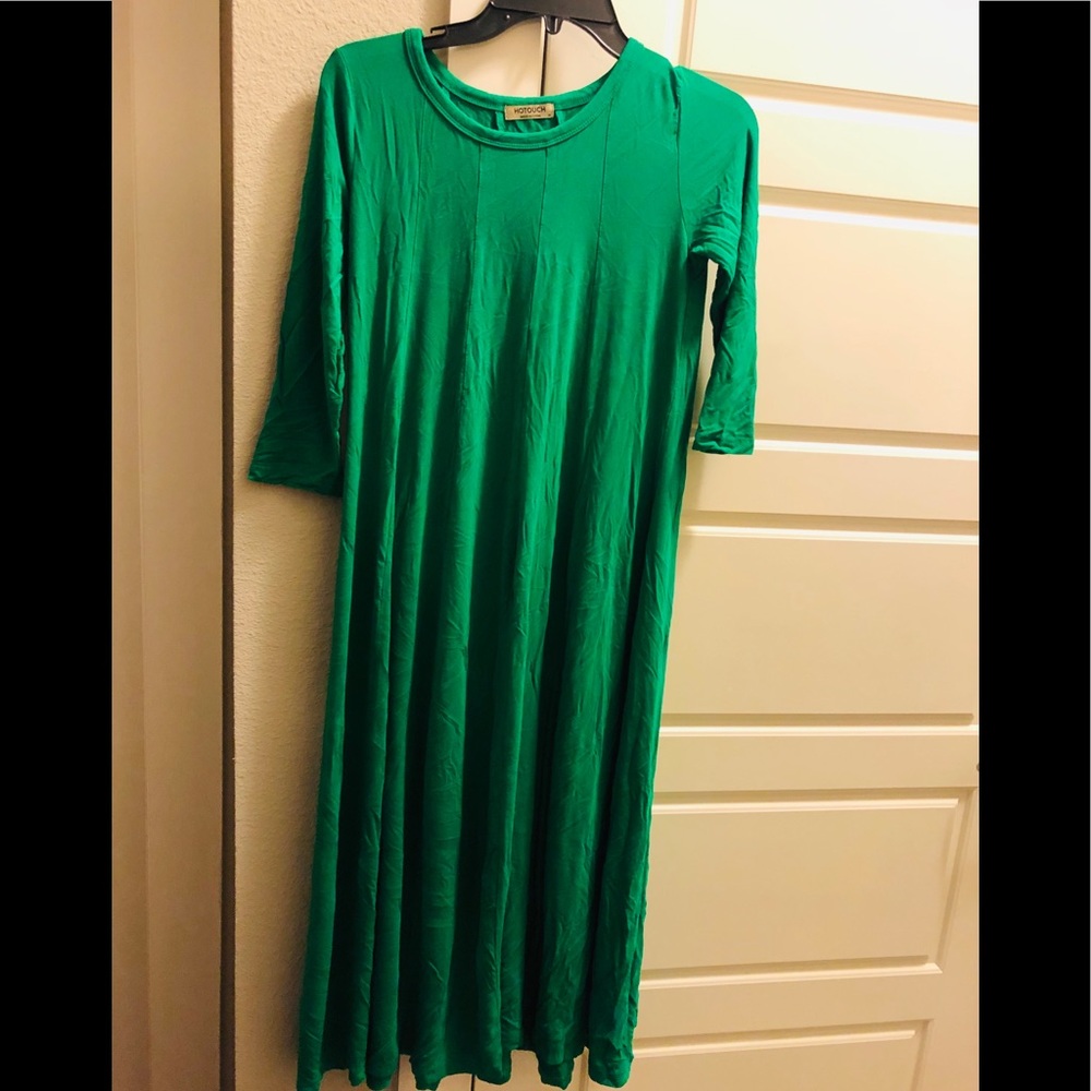 Midi Green Dress